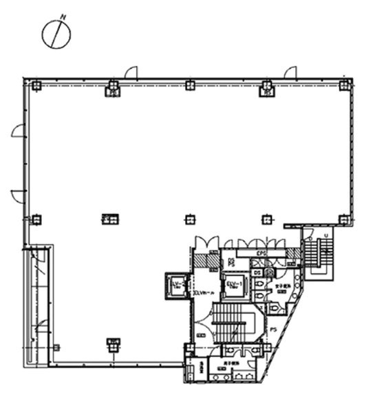 六本木アネックスビル1F 間取り図