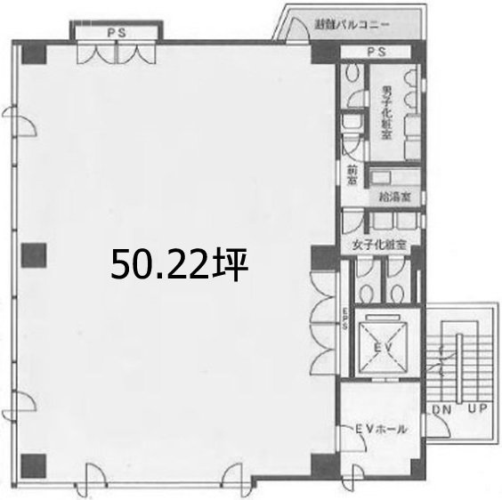 目白寛永堂ビル5F 間取り図
