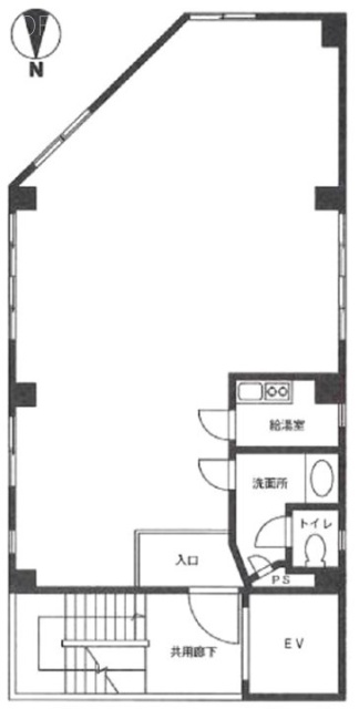 渡辺ビル6F 間取り図