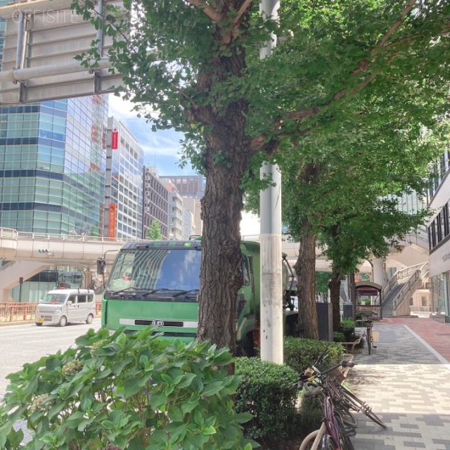ワイ・エヌ銀座ビル ビル前面道路