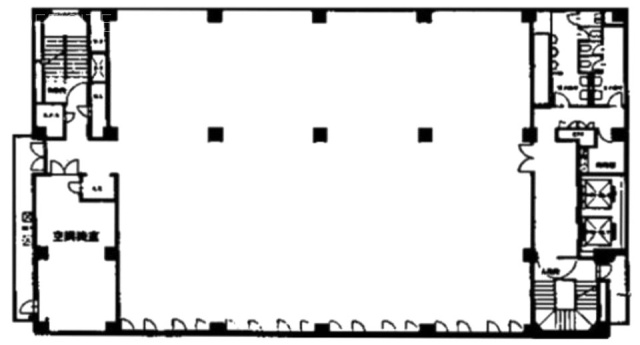 飯田橋レインボービル6F 間取り図
