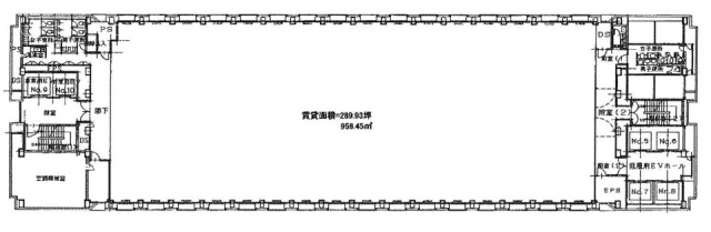 日比谷セントラルビル9F 間取り図
