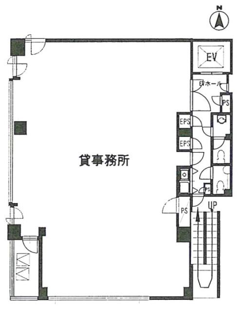 新橋赤レンガ通りビル5F 間取り図