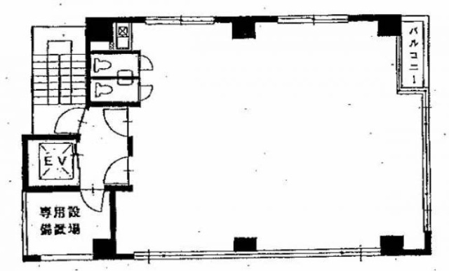 第2河上ビル9F 間取り図