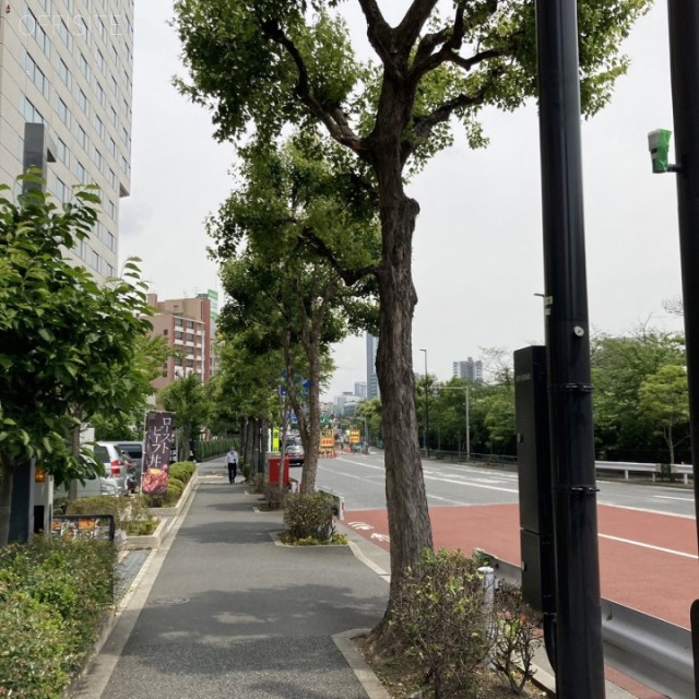 NOVEL WORK Ichigaya ビル前面道路
