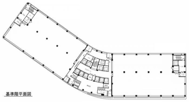 新霞が関ビルディング2003A 間取り図