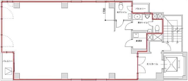 TKK新橋ビル4F 間取り図