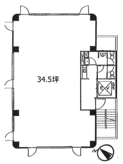 セルツェ芝浦5F 間取り図