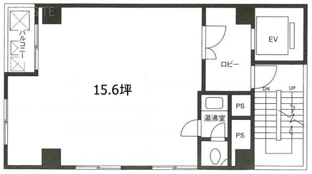 新橋柳屋ビル7F 間取り図