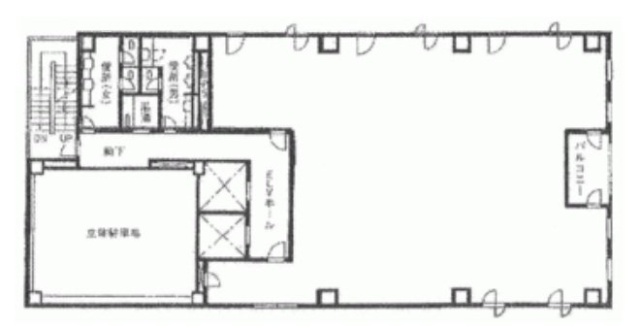KVK日本橋浜町ビル8F 間取り図