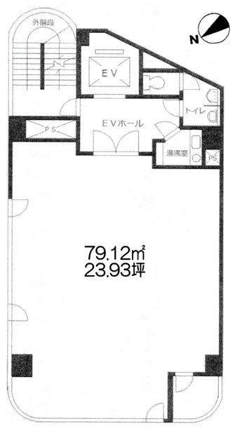 第2昭和ビル4F 間取り図