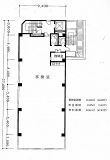 岩波書店アネックスビル3F 間取り図