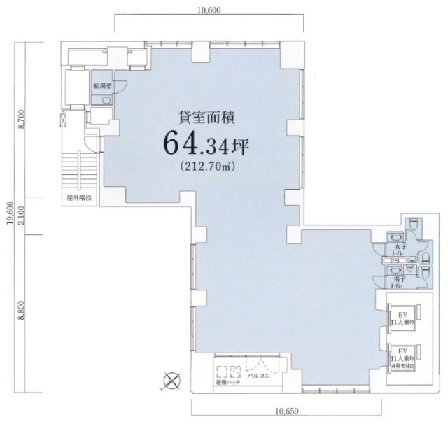 RBM銀座ビル6F 間取り図