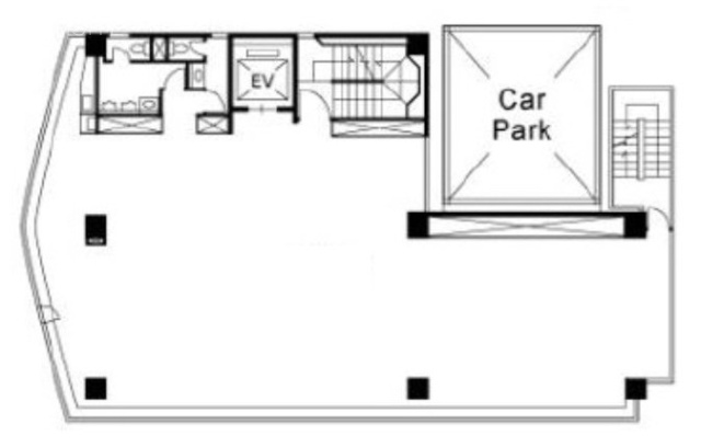 La鳳山ビル6F 間取り図