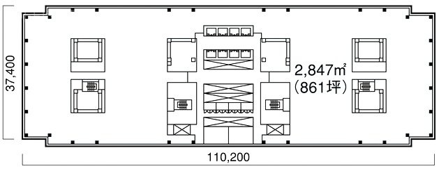 明治安田生命ビル(丸の内MYプラザ)B2F 間取り図