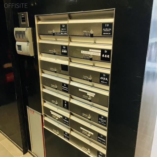 JEWEL BOX GINZA 郵便受け