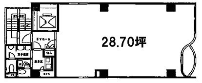 大久保ビル2F 間取り図