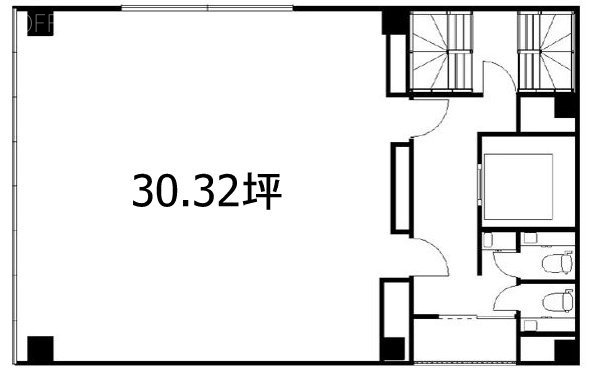 NEWS京橋3F 間取り図