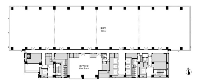 大手町ゲートビルディング8F 間取り図