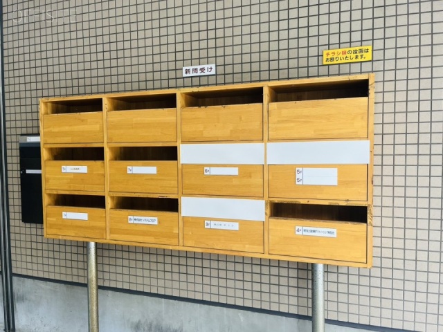 一星芝ビルディング 新聞受け