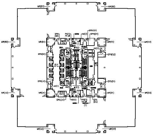 日本生命蒲田アロマスクエア3F 間取り図
