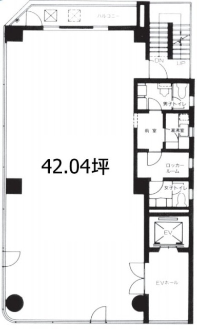 第3長谷川ビル4F 間取り図