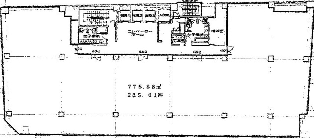 内幸町ダイビル1F 間取り図