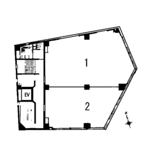 曙ビル8F 間取り図