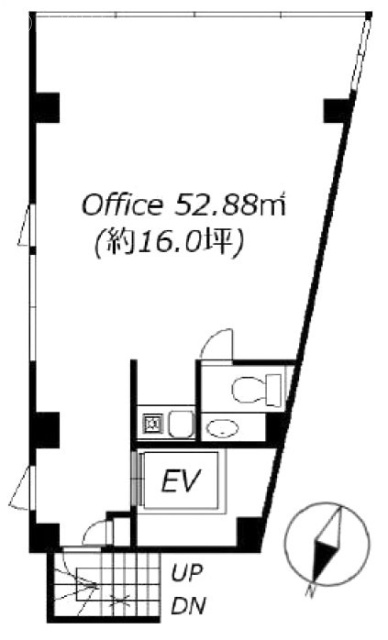 トウマン本社ビル4F 間取り図