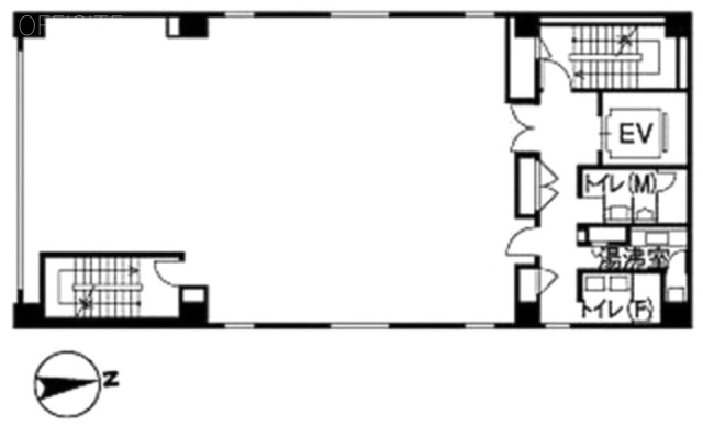興和芝公園ビル6F 間取り図