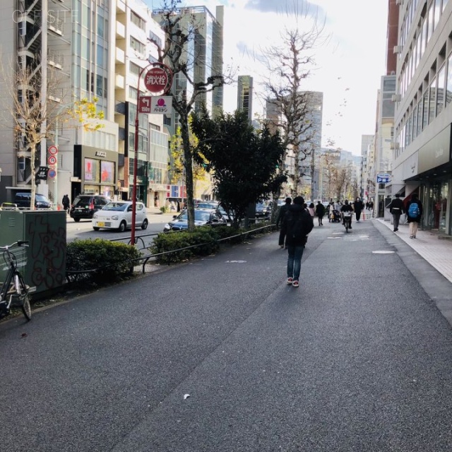 京セラ原宿ビル ビル前面道路