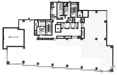芝大門センタービルB1F 間取り図