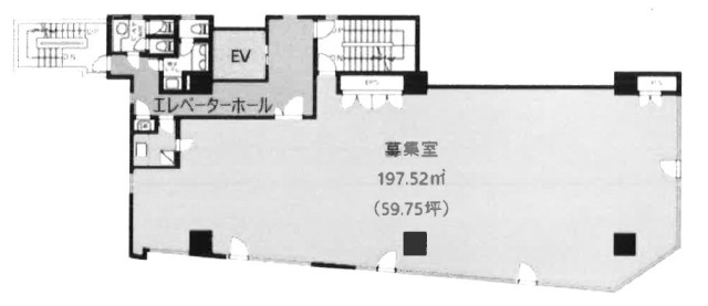 第10矢野新ビル4F 間取り図