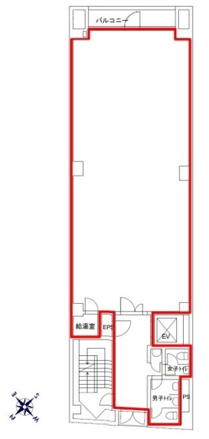 シグマ銀座ファーストビル8F 間取り図