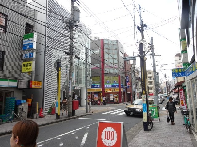 中野新橋ペガサスビル ビル前面道路