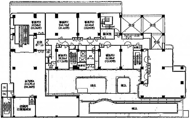 サマセット品川東京B 間取り図