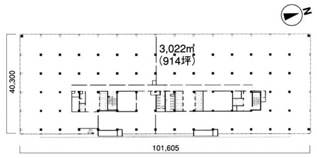 丸の内二丁目ビルB2F 間取り図