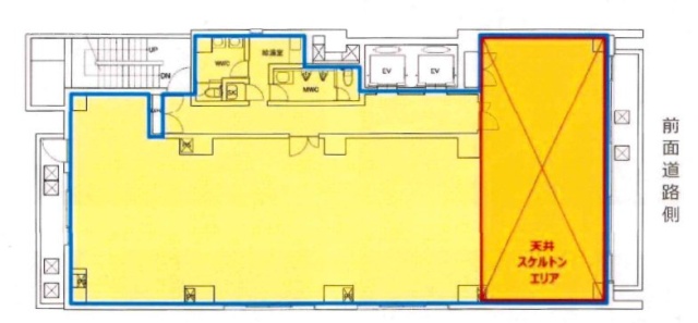 日本橋小網町THビル8F 間取り図