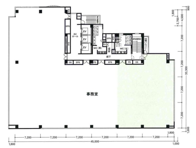 目黒東急ビル6F 間取り図