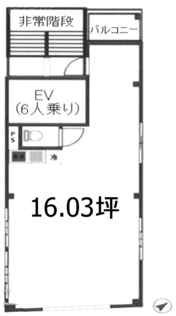 iーCAPビル6F 間取り図