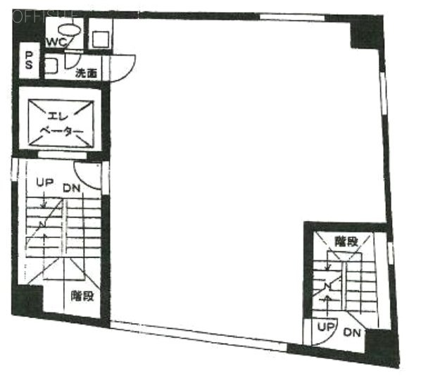 本間ビル4F 間取り図