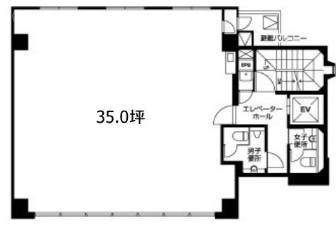 楠本第3ビル6F 間取り図