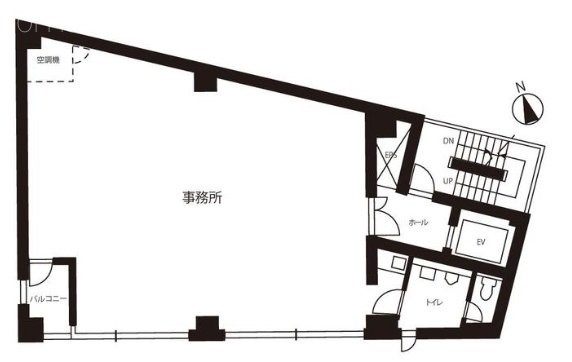 マスマンビル8F 間取り図