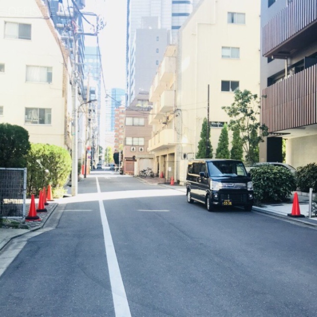 サーラプラティコ ビル前面道路