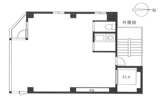 玉屋ビル6F 間取り図