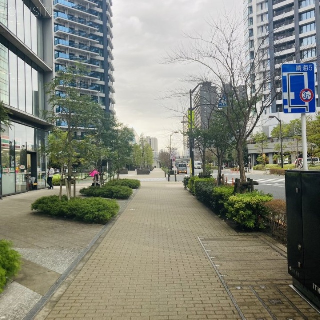 KDX晴海ビル 前面歩道