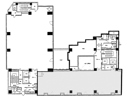 全特六本木ビル(EAST棟)B1F 間取り図