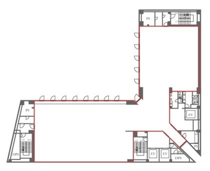 草月会館8F 間取り図