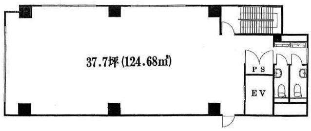 福栄秋葉原ビル2F 間取り図