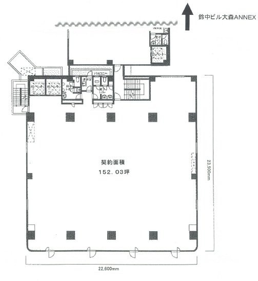 鈴中ビル大森B 間取り図